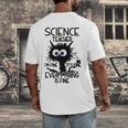 Science Teacher Appreciation Merch -Adults -Youth Grey Classic Fit Modern Science Theme Cartoon Men's Back Print T-Shirt, funny design Science Teacher Appreciation Merch -Adults -Youth Grey Classic Fit Modern Science Theme Cartoon Men's Back Print T-Shirt, funny design