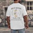 Silly Goose Teacher Club Men's Back Print T-Shirt, funny design Silly Goose Teacher Club Men's Back Print T-Shirt, funny design