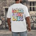 Soul Bleach Teacher Staff First Day Of School Last Hugs & High Fives Lunch Lady Vibes Blue Classic Fit Men's Back Print T-Shirt, funny design Soul Bleach Teacher Staff First Day Of School Last Hugs & High Fives Lunch Lady Vibes Blue Classic Fit Men's Back Print T-Shirt, funny design