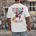Space Middle School Teacher Back To School Men Women Kids Men's Back Print T-Shirt, funny design Space Middle School Teacher Back To School Men Women Kids Men's Back Print T-Shirt, funny design