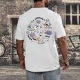 Special Education Teacher Halloween Pumpkin Ghost Inclusion Men's Back Print T-Shirt, funny design