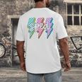 SPED Teacher Squad Lightning Bolt Special Education Men's Back Print T-Shirt, funny design SPED Teacher Squad Lightning Bolt Special Education Men's Back Print T-Shirt, funny design