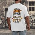 STEM Teacher Messy Bun Fall Vibes Autumn Thanksgiving Men Women Men's Back Print T-Shirt, funny design STEM Teacher Messy Bun Fall Vibes Autumn Thanksgiving Men Women Men's Back Print T-Shirt, funny design