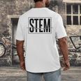 Stem Teacher Science Technology Engineering Math Teachers Men's Back Print T-Shirt, funny design Stem Teacher Science Technology Engineering Math Teachers Men's Back Print T-Shirt, funny design