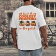 I Teach The Cutest Pumpkins Halloween Teacher Cat Lover Men's Back Print T-Shirt, funny design I Teach The Cutest Pumpkins Halloween Teacher Cat Lover Men's Back Print T-Shirt, funny design