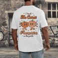 I Teach The Cutest Pumpkins In The Patch Retro Teacher Fall Men's Back Print T-Shirt, funny design I Teach The Cutest Pumpkins In The Patch Retro Teacher Fall Men's Back Print T-Shirt, funny design