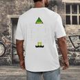 Teacher Christmas Teaching Is My Favorite Men's Back Print T-Shirt, funny design