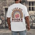 Teacher-TShirt I Like Big Books & I Cannot Lie Reading For Women Men's Back Print T-Shirt, funny design Teacher-TShirt I Like Big Books & I Cannot Lie Reading For Women Men's Back Print T-Shirt, funny design