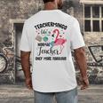 Teachermingo Like A Normal Teacher Only More Fabulous Men's Back Print T-Shirt, funny design Teachermingo Like A Normal Teacher Only More Fabulous Men's Back Print T-Shirt, funny design
