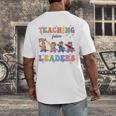 Teaching Future Leaders Otter Back To School Teacher Men's Back Print T-Shirt, funny design