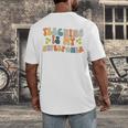 Teaching Is My Superpower Vintage Groovy University Teacher Men's Back Print T-Shirt, funny design Teaching Is My Superpower Vintage Groovy University Teacher Men's Back Print T-Shirt, funny design