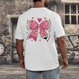 Teaching Is A Work Of Heart Pencil Bow Teacher Valentine Men's Back Print T-Shirt, funny design Teaching Is A Work Of Heart Pencil Bow Teacher Valentine Men's Back Print T-Shirt, funny design