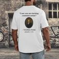 Thomas Paine Common Sense USA History Teacher Student Men's Back Print T-Shirt, funny design Thomas Paine Common Sense USA History Teacher Student Men's Back Print T-Shirt, funny design