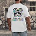Twin Day Friends Teacher Twinning With My Bestie Men's Back Print T-Shirt, funny design Twin Day Friends Teacher Twinning With My Bestie Men's Back Print T-Shirt, funny design