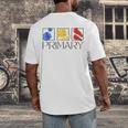 Women Art Teacher Back To School Artist Primary Color Theory Men's Back Print T-Shirt, funny design