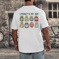 Women Literacy Is My Jam Literacy Teacher Reading Teacher Men's Back Print T-Shirt, funny design