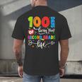 100 Days Of Living That 2nd Grade Life Boy Girl Teacher Men's Back Print T-Shirt, gift for family, gift for coworker 100 Days Of Living That 2nd Grade Life Boy Girl Teacher Men's Back Print T-Shirt, gift for family, gift for coworker