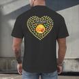 100 Days Of School Bee Hive Tree Hearts Teachers Student Kid Men's Back Print T-Shirt, gift for family, gift for coworker