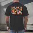 100 Days Of School Music Teacher Men's Back Print T-Shirt, gift for family, gift for coworker 100 Days Of School Music Teacher Men's Back Print T-Shirt, gift for family, gift for coworker