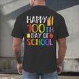 100 Days Of School Teacher And Student Men's Back Print T-Shirt, gift for family, gift for coworker