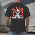 100 Days Smarter 101st Day School Dalmatian Dog Teacher Kids Men's Back Print T-Shirt, gift for family, gift for coworker