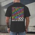 100th Day Of School Teacher Kids 100 Days Math Numbers Men's Back Print T-Shirt, gift for family, gift for coworker 100th Day Of School Teacher Kids 100 Days Math Numbers Men's Back Print T-Shirt, gift for family, gift for coworker