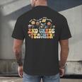 2nd Second Grade Teacher Appreciation Teaching Wildflowers Men's Back Print T-Shirt, gift for family, gift for coworker 2nd Second Grade Teacher Appreciation Teaching Wildflowers Men's Back Print T-Shirt, gift for family, gift for coworker