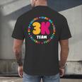 3K Team & Teacher Squad Threes Crew PreK Elementary Team Men's Back Print T-Shirt, gift for family, gift for coworker 3K Team & Teacher Squad Threes Crew PreK Elementary Team Men's Back Print T-Shirt, gift for family, gift for coworker