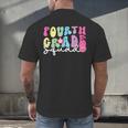 4th Grade Squad Fourth Teacher Student Team Back To School Men's Back Print T-Shirt, gift for family, gift for coworker
