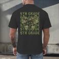 5th Grade Teacher Student Camo Bow Back To School Men's Back Print T-Shirt, gift for family, gift for coworker