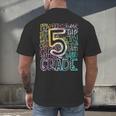 5th Grade Typography Team Fifth Grade Teacher Back To School Men's Back Print T-Shirt, gift for family, gift for coworker 5th Grade Typography Team Fifth Grade Teacher Back To School Men's Back Print T-Shirt, gift for family, gift for coworker