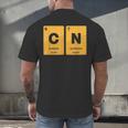 67 Meme Teacher Science Periodic Table Retro Vintage Men's Back Print T-Shirt, gift for family, gift for coworker