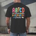 ABCD Kindergarten Rocks Pencil Lightning Teachers Rock Boys Men's Back Print T-Shirt, gift for family, gift for coworker ABCD Kindergarten Rocks Pencil Lightning Teachers Rock Boys Men's Back Print T-Shirt, gift for family, gift for coworker