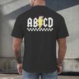ABCD Teacher Men's Back Print T-Shirt, gift for family, gift for coworker ABCD Teacher Men's Back Print T-Shirt, gift for family, gift for coworker
