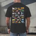 Alphabet Vehicles ABCs Learning Teachers Kids Boys Girls Men's Back Print T-Shirt, gift for family, gift for coworker