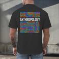 Anthropology Words Anthropologist Teacher Men's Back Print T-Shirt, gift for family, gift for coworker