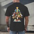 Art Christmas Tree Merry Christmas Artist Art Teacher Men's Back Print T-Shirt, gift for family, gift for coworker Art Christmas Tree Merry Christmas Artist Art Teacher Men's Back Print T-Shirt, gift for family, gift for coworker