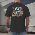 Lets Make Art Colerful Artists Painter Art Teacher Men Women Girls Kids Men's Back Print T-Shirt, gift for family, gift for coworker
