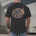 Art Teacher Pumpkin Scary Halloween Costume Men Women Men's Back Print T-Shirt, gift for family, gift for coworker