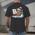 Artist Gingerbread Painter Art Teacher Student Christmas Men's Back Print T-Shirt, gift for family, gift for coworker Artist Gingerbread Painter Art Teacher Student Christmas Men's Back Print T-Shirt, gift for family, gift for coworker