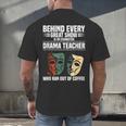 Theatre Teacher Drama Lover Theatre Mask Drama Teacher Men's Back Print T-Shirt, gift for family, gift for coworker Theatre Teacher Drama Lover Theatre Mask Drama Teacher Men's Back Print T-Shirt, gift for family, gift for coworker