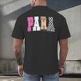 Back To School Teacher Para Preppy Checkered Para Life Men's Back Print T-Shirt, gift for family, gift for coworker Back To School Teacher Para Preppy Checkered Para Life Men's Back Print T-Shirt, gift for family, gift for coworker