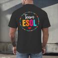 Back To School Teachers Crew Students Team ESOL Teacher Men's Back Print T-Shirt, gift for family, gift for coworker Back To School Teachers Crew Students Team ESOL Teacher Men's Back Print T-Shirt, gift for family, gift for coworker