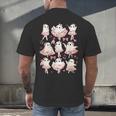 Ballet Ghost Ballet Dancer Spooky Dance Halloween Teacher Men's Back Print T-Shirt, gift for family, gift for coworker