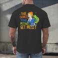 Beauty Teacher Take Chances Make Mistakes Get Messy Men's Back Print T-Shirt, gift for family, gift for coworker Beauty Teacher Take Chances Make Mistakes Get Messy Men's Back Print T-Shirt, gift for family, gift for coworker