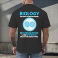 Biology Facts Science Teacher Student Biologist Men's Back Print T-Shirt, gift for family, gift for coworker Biology Facts Science Teacher Student Biologist Men's Back Print T-Shirt, gift for family, gift for coworker