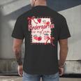 Bow Strawberry Kindergarten Is My Jam Teacher Kinder Team Men's Back Print T-Shirt, gift for family, gift for coworker