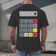 Calculator Math Teacher Halloween Costumes Women Men Adults Men's Back Print T-Shirt, gift for family, gift for coworker Calculator Math Teacher Halloween Costumes Women Men Adults Men's Back Print T-Shirt, gift for family, gift for coworker