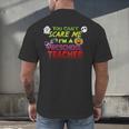 You Can't Scare Me I'm A Preschool Teacher Halloween Men's Back Print T-Shirt, gift for family, gift for coworker