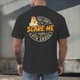 You Can't Scare Me I Teach 4th Grade Teacher Halloween Ghost Men's Back Print T-Shirt, gift for family, gift for coworker